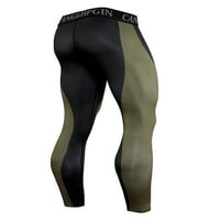 Glonme elastične gamaše za muškarce Atletic Jogger Yoga Pant Classic Fit Mid Squist Honed stil f xl