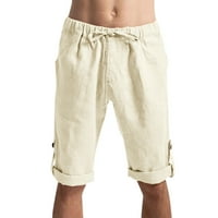 Muške kratke hlače Muške ljetne jednostavne modne pune boje pamučne kratke hlače hlače šorc za muškarce