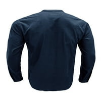 Rejlun Muns T majice Majica u boji s dugim rukavima Bluza Moda Basic Tee Plain Dnevna košulja Royal