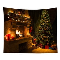 Baneri za sobu Zidna tapiserija Božić šarena tapiserska pozadinska zabava Obitelj Božićno ukrašavanje