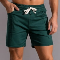 Caveitl Atletski kratke hlače za muškarce, muškarci Čvrsti povremeni modni multi-džepni pamučni sportski