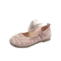 Maxcozy Girls Haljine cipele za vjenčanje party princeze biserni cvjetni baletni stanovi