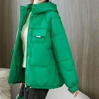 Vivianyo HD žene za kapute na prodaju u prodaji i čišćenje Žene Kratki kapuljač sa dugim rukavima Bomber