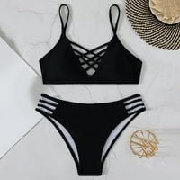 Boomilk kupaći kostim za žene Split kupaći kostim čista boja uska temperamentna plaža Bikini