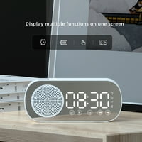 Doolland Digital Budilica Radio, Ogledalo Inteligencija Dvostruki alarm Bluetooth zvučnik, napredna