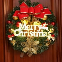 Hazel Tech-Plastic Merry Božićni osvijetljeni potpis Božić viseći ukras ukras ukras zidnih vrata