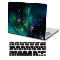 Kaishek samo za MacBook Air 13 Slučaj rela. Model M1 i A2179 i A1932, plastični tvrdi futrola + crna poklopac tastature, Galaxy A 0055