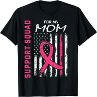 Srednja za podršku ružičastoj majici za moju majicu mami