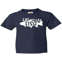 Inktastična jela majica za mlade Sleep Fish Sleeeta