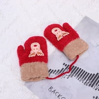 Par crvene božićne tople zimske rukavice ELK dizajnerski rukavice Zaštita ruku Potpuna pokrov Mitten
