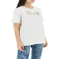 Collina Strada Organska pamučna majica sa ženama od rhinestones