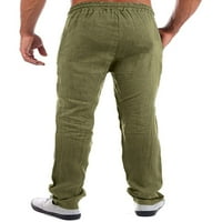 Bomotoo muške crteže casual hlače Čvrsta boja elastična struka opuštena-fit labave pazuhe sa džepovima