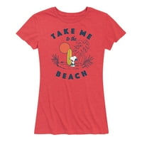 Kikiriki - Vodite me na plažu - Ženska grafička majica kratkih rukava