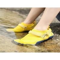 Avamo Girls Boys Aqua Socks Brze suhe vodene cipele Prozračne plićake cipele na otvorenom Vanjski tenisiri vježbaju lagani bosonogi stanovi žuti 8c