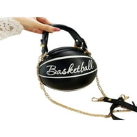 Beiwei dame torbe u obliku košarka u obliku ramena patent zatvarač s malim križnim torbima za tijelo