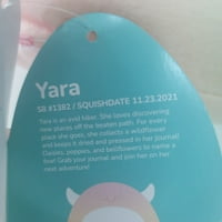 Squismmallows Službeni Kellytoys Plish Yara Yara Yara Yeti Christmas Edition Ultimate Meko punjene igračke
