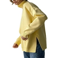Seyurigaoka Žene Labavi duks košulje s dugim rukavima Klintni ružini zimski casual Party Street pulover