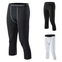 Muške kompresijske hlače koje rade jogger uske sportske pantalone duge M7A3