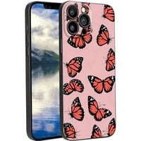 Kućište telefona leptira, deginirano za iPhone Pro Case Muške žene, fleksibilna silikonska kućica za