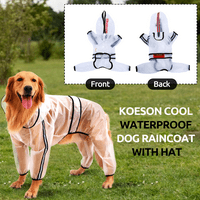 Pas Raincoat Vodootporna štenadna jakna za kućnu ljubimcu za kiša odjeću za male pse mačke
