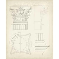 Kelly, Thomas Crni moderni uokvireni muzejski umjetnički print pod nazivom - Grčka i rimska arhitektura