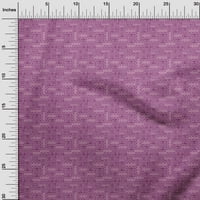 Onuone Rayon ljubičasta tkanina Geometrijska tkanina za šivanje tiskane plovidbene tkanine uz dvorište