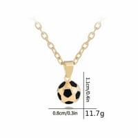 Nakit Soccer Kuglice Ogrlica Sport Football Charm Privjesak Choker lično Kreativna ogrlica ogrlice za