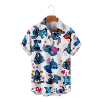 Bangyanf ljetni crtani lilo & Stitch univerzalna pamučna majica za majicu za muškarca