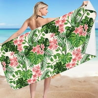 EGMY ručnik za plažu od mikrovlakana super lagana šarena ručnik za kupanje otporna na plažu sa višenamjenskim
