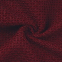 Niveer dame Jumper vrhovi zimski topli džemper s dugim rukavima Ležerne pletene džempere Čvrsti boja