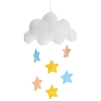 Oblak kišni komad viseći dekor DIY BABY BOOSE DECOR DETIČNI DEKORIJA UKLJUČENO ZA BABY TUSH