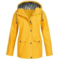 Ženski zimski kaput Ženske pune kišne jakne na otvorenom plus veličine kapuljača kabanica Vjetrootporna