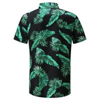 Muške modne slatke košulje modna muška proljetna ljetna casual plaža tiskana kratkih rukava top bluza