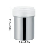 Kritne nehrđajućeg čelika sol paprika Shakers - začini začina s rupama i poklopcima - veličina L