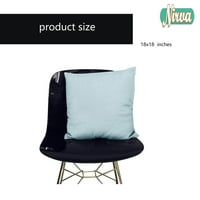 Čvrsto obojeno pamučno platno kvadratni akcentni ukrasni kauč za jastuk za kauču Kauč na kauču na sofu