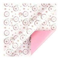 Kućni dekor Slatko crtani print ružičasti šareno zamotavanje papira za odmor princeze rođendan poklon