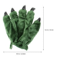 Par dinosaurske rukavice Creative plišane rukavice crtane tople zimske rukavice