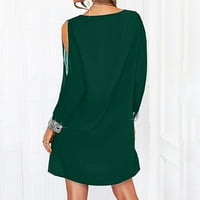 Zelene haljine za žene ljetne modne haljine veličine m