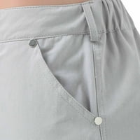 Riforla Ženske hlače Žene modne kombinezone Jesibavi elastični struk Pješačke hlače Pocket dugme Travelne