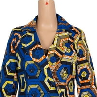 Bintarealwa elegantna afrička dugačka kaput i suknja za olovke WY001