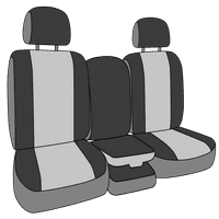 Caltrend Front Split Cench Cordura Seat Seats za - RAM - DG386-08CC svijetlo sivi umetnik s crnom oblogom
