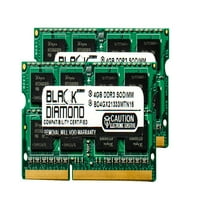 8GB 2x4GB memorijska ramba za Apple IMAC MC510LL A 204PIN PC3- 1333MHz DDR SO-DIMM Black Diamond memorijski