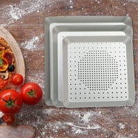 Ne-Stick Square PAN PAN toplotni aluminijski aluminijski aluminijumska legura za pizza za pečenje posuda