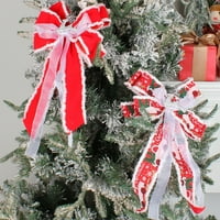 14 8 veliki božićni lukovi, lukovi za božićno drvce, božićne lukove za drvo, ručno izrađene diy krpe