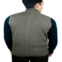 Butik kašmir: Muški džemper sa zip prslukom u čistom kašmir