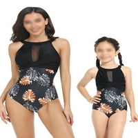 Ritualay Mom Girls roditelj-Dječji kupaći kostimi One Porodično podudaranje kupaćih kostima TUMMIJA