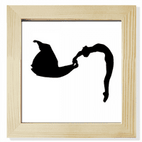 Dancer Art Jump Sports Style Square Frame Frame Wall Stollop displej