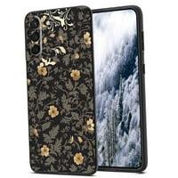 Vintage-Ivy-cvjetna futrola za Samsung Galaxy S21 + Plus za žene Muška Pokloni, Mekani silikonski stil