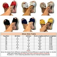 RotoSW Womens Bowknot papuče klizači Ljetna platforma klizanje na sandalama