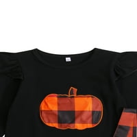 Hirigin djevojka Halloween Set odjeće + majica s dugim rukavima + kratka suknja + traka za glavu